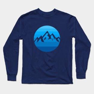 multi-color mountain Long Sleeve T-Shirt